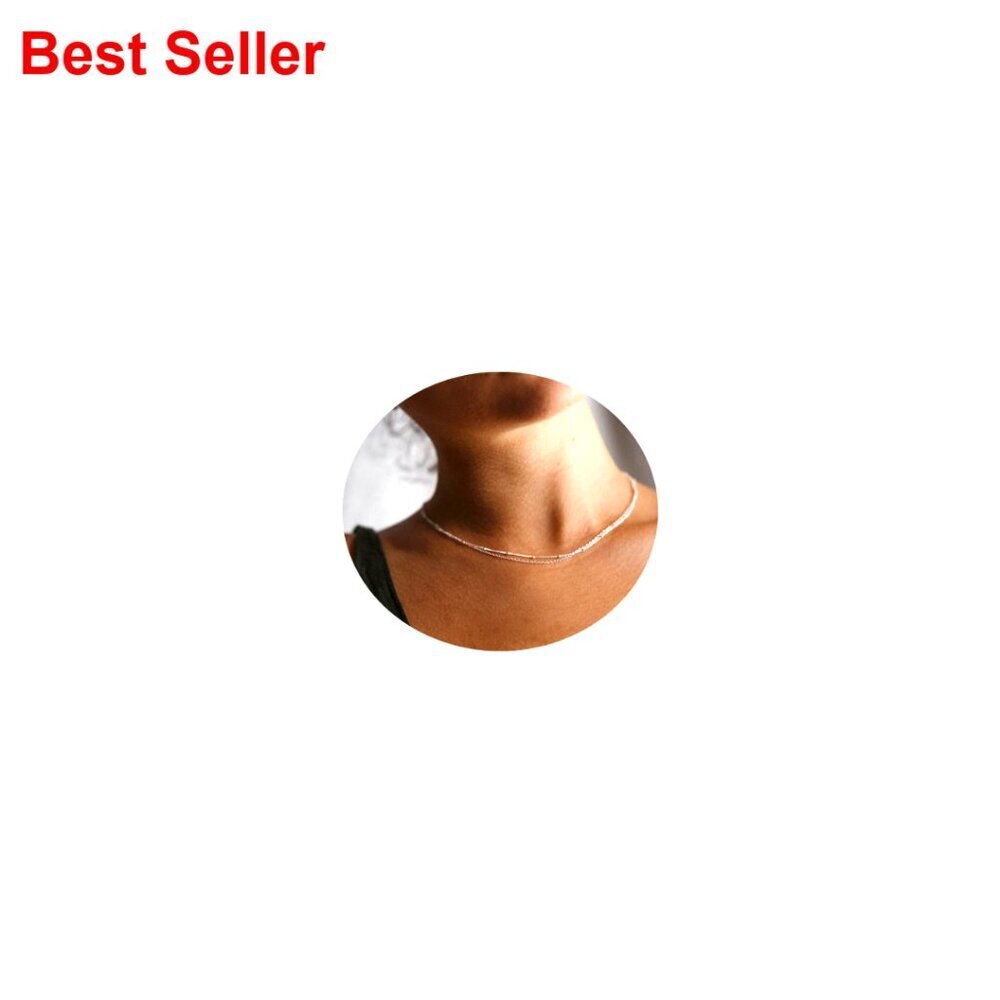 Gold Plated Silver Plated Dainty Layered Choker Necklace